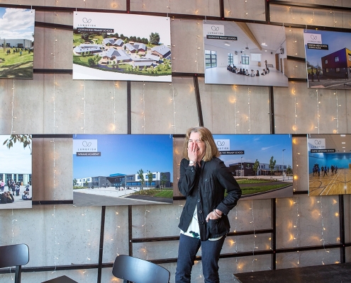 Martine at Lungfish Architects Anniversary event - photo by kind permission of Lungfish Architects