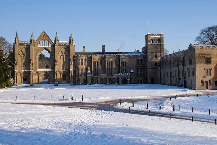 Newstead Abbey – from the west late C13-C17