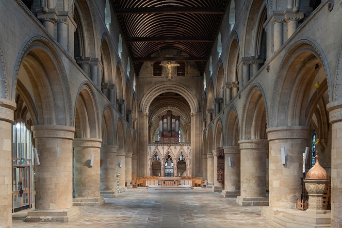 Southwell Minster nave – early C12