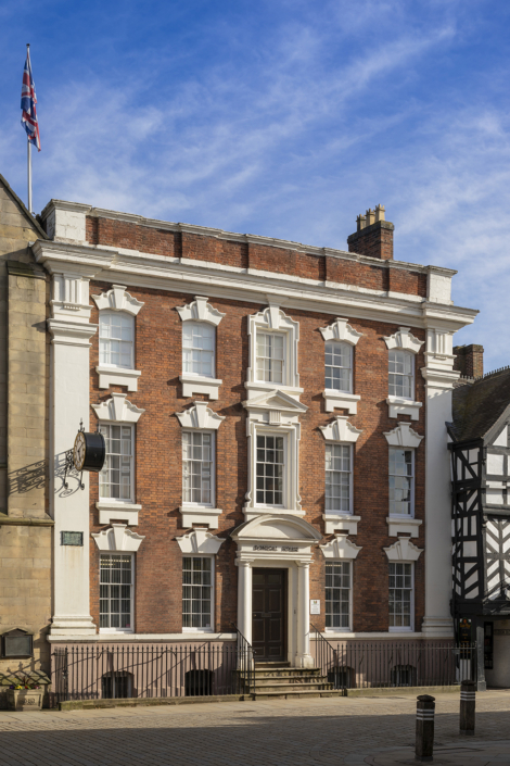 Donegal Hoiuse – Lichfield Georgian townhouse with central door and three storeys